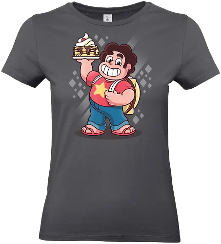 Pfannkuchen Together Breakfast - Steven Universe Kunst, Steven Quartz Universe, Together Breakfast Pfannkuchen, Geek Kleidung, Rebecca Sugar, Crystal Gems, Edelstein Mensch Hybrid, Rose Quartz Stern, Popkultur Animation, Kawaii Streetwear, Geek Geschenk, Steven Universe Shirt, Cartoon Network, Cartoon Nostalgie, moderne Animation - Standard T-Shirt (Women)