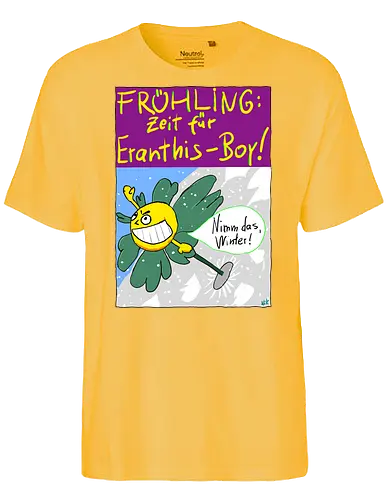 Eranthis-Boy - Pflanzen, Botanik, Eranthis, Frühling, Winter, Jahreszeiten - Fairtrade T-Shirt
