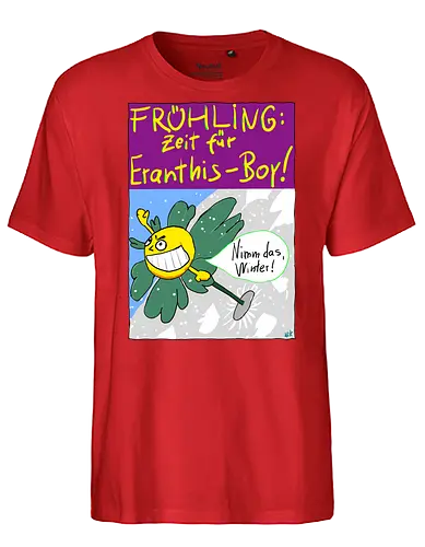 Eranthis-Boy - Pflanzen, Botanik, Eranthis, Frühling, Winter, Jahreszeiten - Fairtrade T-Shirt