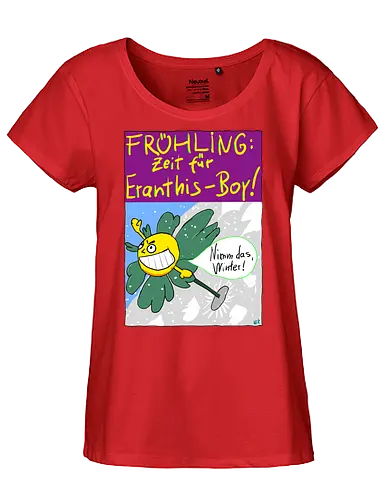Eranthis-Boy - Pflanzen, Botanik, Eranthis, Frühling, Winter, Jahreszeiten - Fairtrade Girl Shirt