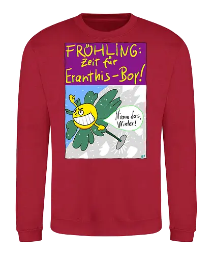 Eranthis-Boy - Pflanzen, Botanik, Eranthis, Frühling, Winter, Jahreszeiten - Sweatshirt