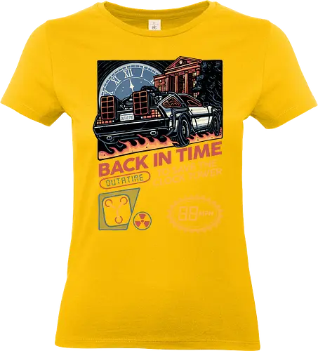 Back in time to save the clock tower - Movie, film, classic movie, time travel, family, sci-fi, comedy - Standard T-Shirt (Women)