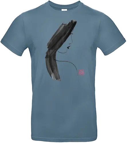woman profile - woman, sumie, japan - Standard T-Shirt