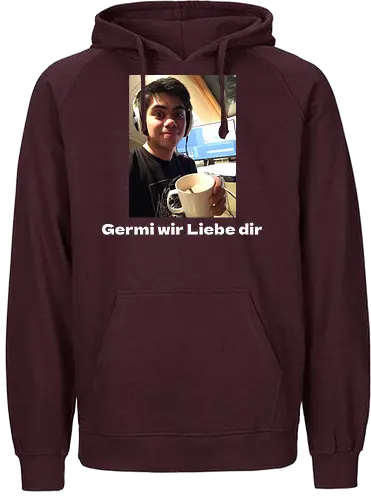 GermiBoi - Meme Germi wir Liebe dir Dunkel - Fairtrade Hoodie