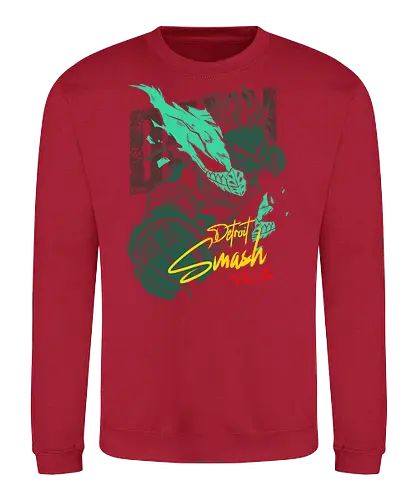 Smash - anime, mha, deku, smash, bakugo, izukumidoriya, izuku - Sweatshirt