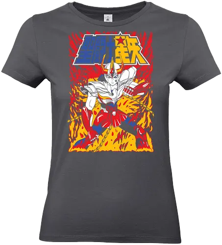 Phoenix Warrior – Eternal Flame - saint seiya, phoenix, fire warrior, anime knight, bronze saint, rebirth power, anime battle, cosmos energy - Standard T-Shirt (Women)
