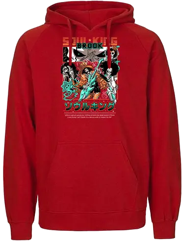 Soul King Vibes - Pirate, brook, soul king, straw hat crew, skeleton musician, anime pirate, music anime, grand line - Fairtrade Hoodie