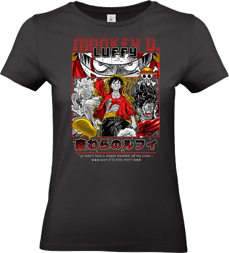 Pirate King Dream - Pirate, pirate captain, straw hat, anime pirate, grand line, shonen anime - Standard T-Shirt (Women)