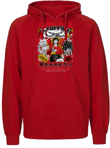 Pirate King Dream - Pirate, pirate captain, straw hat, anime pirate, grand line, shonen anime - Fairtrade Hoodie
