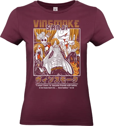 Burning Kick Style - Pirate, sanji, vinsmoke sanji, fire kick, straw hat crew, anime pirate, black leg, shonen anime - Standard T-Shirt (Women)