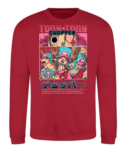 Cotton Candy Lover - Pirate, chopper, tony tony chopper, straw hat crew, anime doctor, cute anime, reindeer pirate, grand line - Sweatshirt