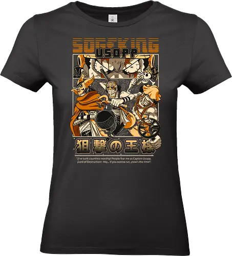 Sniper King Spirit - Pirate, usopp, sniper king, straw hat crew, anime pirate, brave warrior, anime sniper, grand line - Standard T-Shirt (Women)