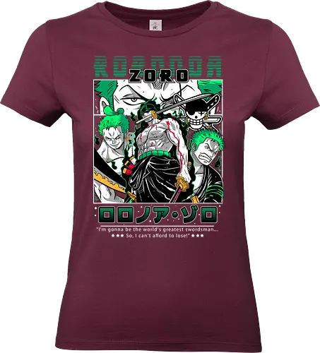 Three Sword Style - Pirate, zoro, roronoa zoro, swordsman anime, straw hat crew, anime pirate, santoryu, grand line - Standard T-Shirt (Women)