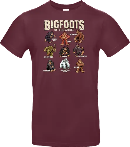 Bigfoots of the World