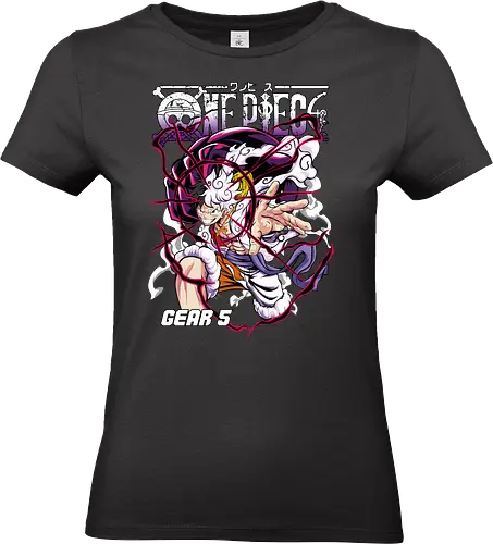 Chaos Awakening - Pirate, gear 5, anime pirate, nika form, straw hat crew, manga art, shonen anime, awakening - Standard T-Shirt (Women)