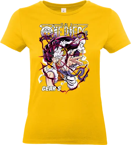 Chaos Awakening - Pirate, gear 5, anime pirate, nika form, straw hat crew, manga art, shonen anime, awakening - Standard T-Shirt (Women)