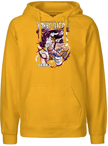 Chaos Awakening - Pirate, gear 5, anime pirate, nika form, straw hat crew, manga art, shonen anime, awakening - Fairtrade Hoodie
