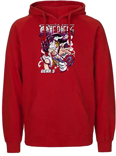 Chaos Awakening - Pirate, gear 5, anime pirate, nika form, straw hat crew, manga art, shonen anime, awakening - Fairtrade Hoodie