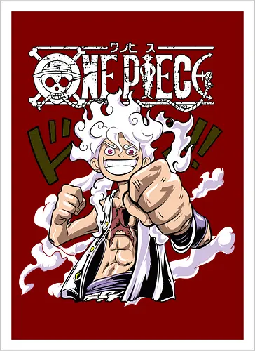 Freedom Power - Pirate, anime pirate, sun god nika, straw hat, anime power, grand line, gear 5 - Artprint