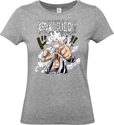 Freedom Power - Pirate, anime pirate, sun god nika, straw hat, anime power, grand line, gear 5 - Standard T-Shirt (Women)