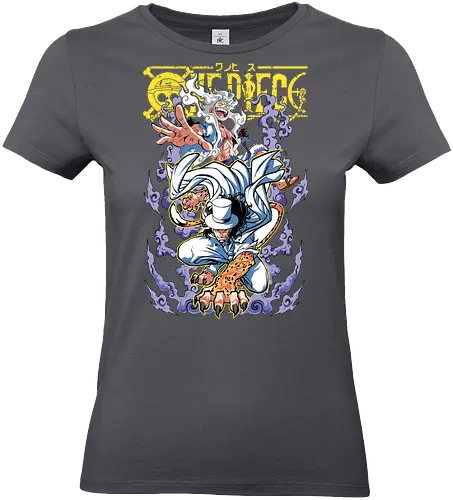 Divine Form - Pirate, nika power, anime transformation, pirate king, manga style, anime battle, straw hat crew, gear 5 - Standard T-Shirt (Women)