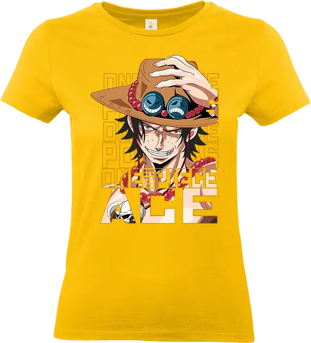 Flame Legacy - Pirate, ace, portgas d ace, fire fist, anime pirate, whitebeard pirates, grand line, shonen anime - Standard T-Shirt (Women)