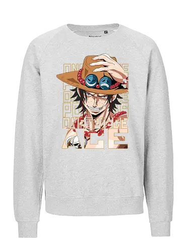 Flame Legacy - Pirate, ace, portgas d ace, fire fist, anime pirate, whitebeard pirates, grand line, shonen anime - Fairtrade Sweatshirt