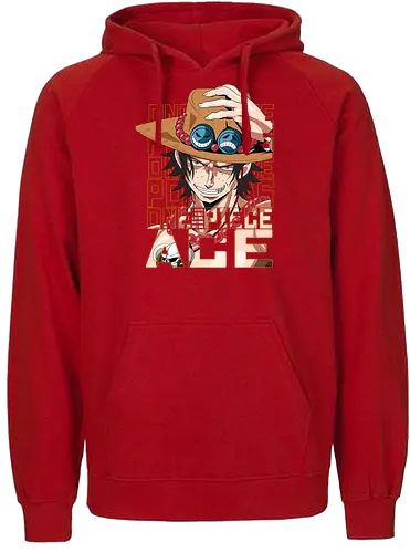 Flame Legacy - Pirate, ace, portgas d ace, fire fist, anime pirate, whitebeard pirates, grand line, shonen anime - Fairtrade Hoodie
