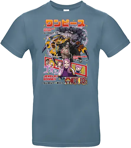 Supernova Queen - Pirate, jewelry bonney, worst generation, anime pirate, anime girl, grand line, supernova, manga art - Standard T-Shirt