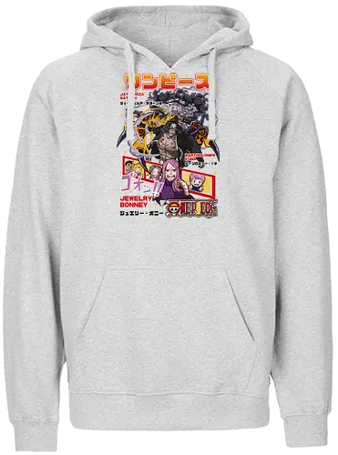 Supernova Queen - Pirate, jewelry bonney, worst generation, anime pirate, anime girl, grand line, supernova, manga art - Fairtrade Hoodie