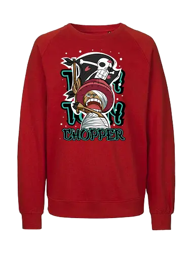 Pirate Doctor - Pirate, chopper, tony tony chopper, straw hat crew, anime doctor, cute anime, pirate crew, grand line - Fairtrade Sweatshirt