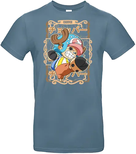 Emergency Food - Pirate, chopper, anime mascot, reindeer pirate, straw hat crew, kawaii anime, anime pirate, grand line - Standard T-Shirt
