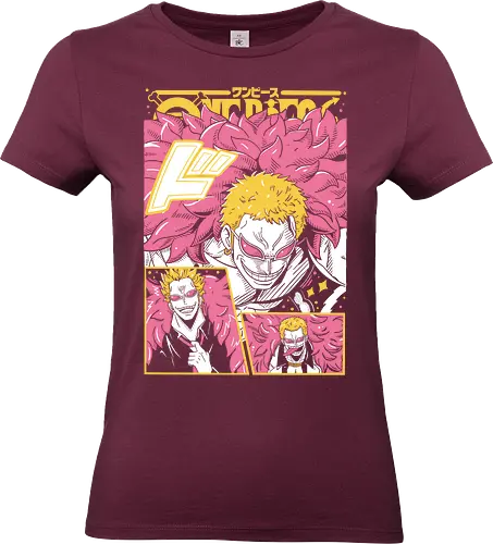 Heavenly Demon - Pirate, doflamingo, donquixote doflamingo, anime villain, heavenly demon, warlord, anime pirate, grand line - Standard T-Shirt (Women)