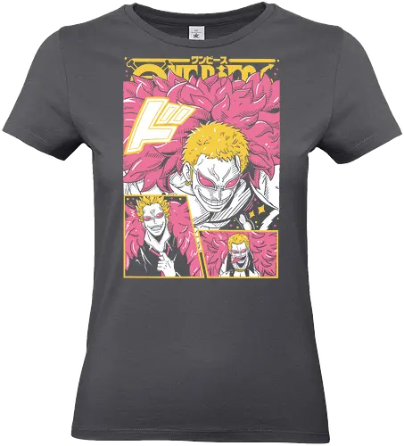 Heavenly Demon - Pirate, doflamingo, donquixote doflamingo, anime villain, heavenly demon, warlord, anime pirate, grand line - Standard T-Shirt (Women)