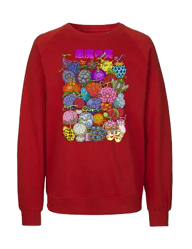 Power Collection - Pirate, devil fruits, anime powers, grand line, manga art, anime pirate, akuma no mi, shonen anime - Fairtrade Sweatshirt