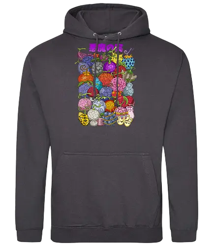 Power Collection - Pirate, devil fruits, anime powers, grand line, manga art, anime pirate, akuma no mi, shonen anime - Standard Hoodie