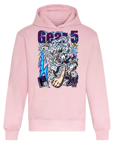 Neon God - manga art, anime power, Pirate, gear 5 luffy, sun god nika, anime transformation, neon anime, pirate king - Heavyweight Hoodie