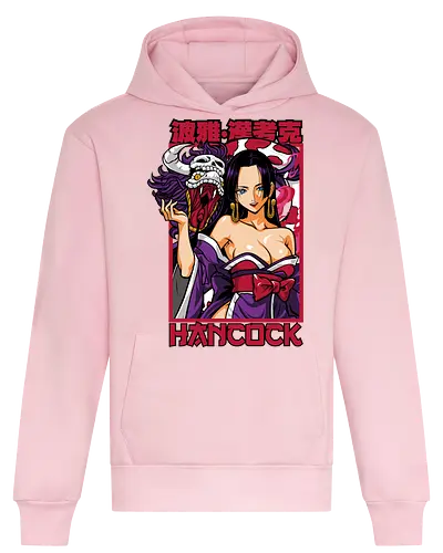 Snake Princess - Pirate, boa hancock, kuja empress, anime girl, pirate queen, anime aesthetic, grand line, manga art - Heavyweight Hoodie