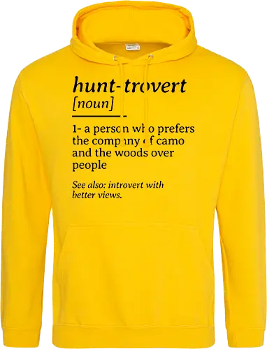 Hunt-trovert Definition