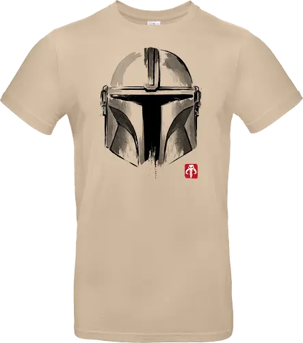 Bounty Hunter helmet sumi e