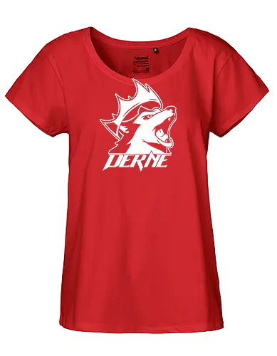 Derne - Howling Wolf - Fairtrade Girl Shirt
