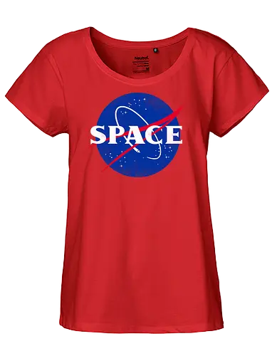 Space - nasa, space, meatball - Fairtrade Girl Shirt