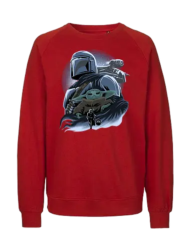Clan Mudhorn - Space Opera, Bounty Hunter, Grogu, Mudhorn - Fairtrade Sweatshirt