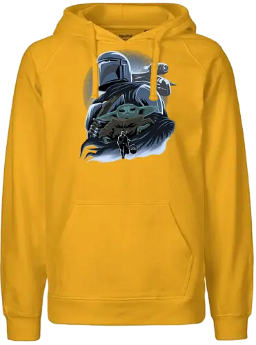 Clan Mudhorn - Space Opera, Bounty Hunter, Grogu, Mudhorn - Fairtrade Hoodie