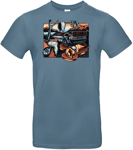 The Persistence of Time Travel - Art, painting, surreal, movie, time travel, family, sci-fi, comedy, mash up - Standard T-Shirt