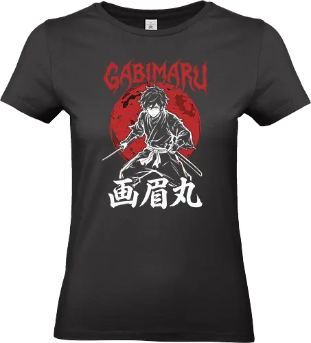 Gabimaru The Hollow: Blood Moon Silhouette - Gabimaru shirt, Hell's Paradise merch, Jigokuraku apparel, anime ninja tee, blood moon graphic design, dark anime streetwear, edgy manga clothing, minimalist anime silhouette, horror otaku fashion, Gabimaru the Hollow design - Standard T-Shirt (Women)