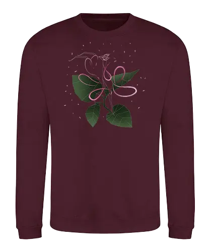 Sakuramantis - Orchideenmantis, Blumenmantis, Kronenfangschrecke, Fangschrecke, Gottesanbeterinn, Kirschblüte, Sakura, Natur, floral - Sweatshirt