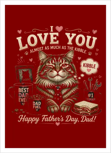 Cat - I love you - Father's Day