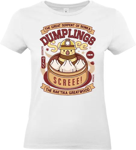 Serpent Of Ronka Dumplings - final 14, dumplings, fantasy, ffxiv, ff14, the great serpent of ronka, scree, video games, gaming, dumplings, eorzea, Kupo, Cactus, sabotender, tonberry, Kweh - Standard T-Shirt (Women)