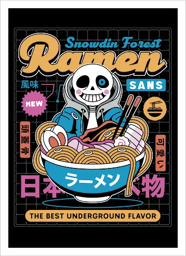 Snowdin Forest Ramen Aesthetic